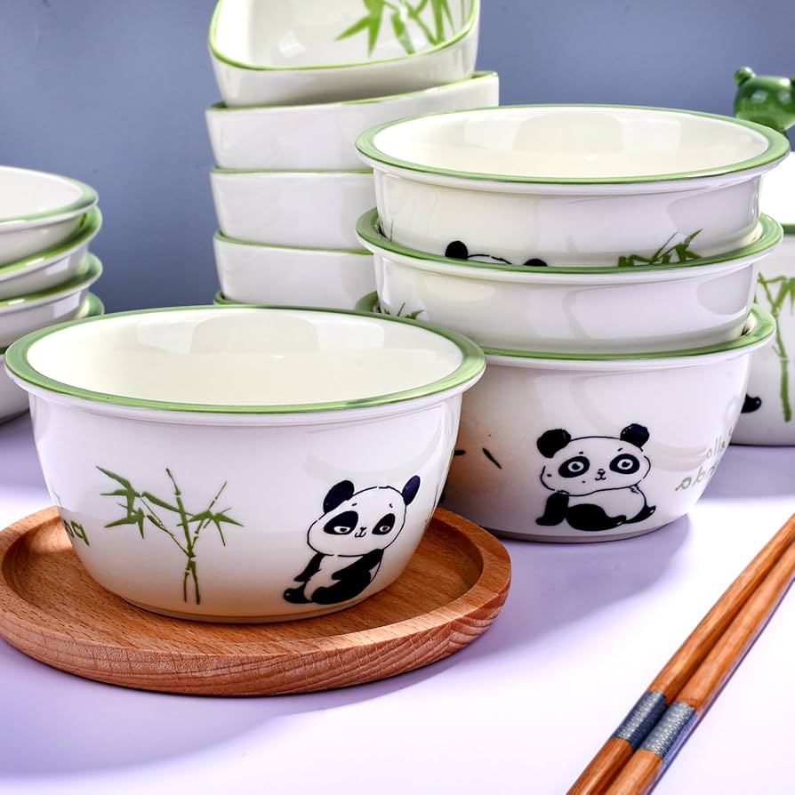 Amazon.com | Cerficer Japanese-Style 4.75-Inch Ceramic Bowls